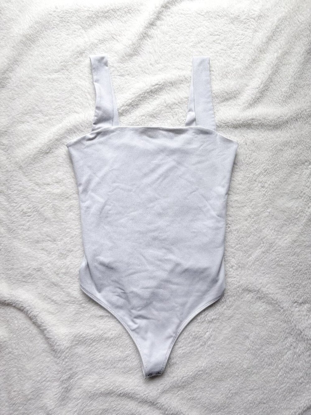 Abercrombie Soft A&F White Bodysuit Medium